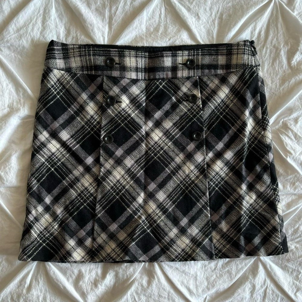 esprit plaid skirt